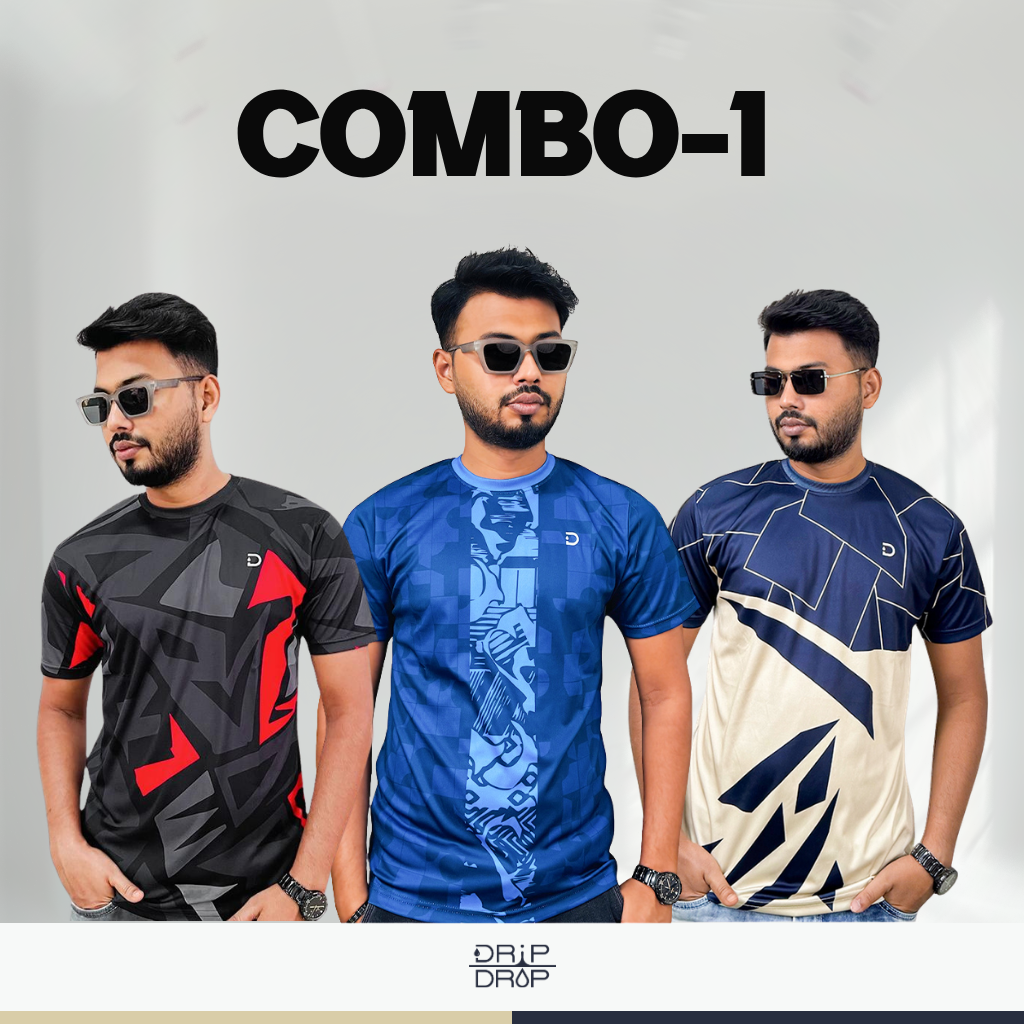 Graphic T-Shirt 3pcs Combo